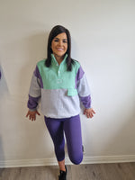 Load image into Gallery viewer, Velocity Purple Leggings
